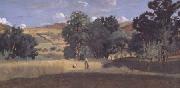 Jean Baptiste Camille  Corot Moisson dans une vallee (mk11) oil painting picture wholesale